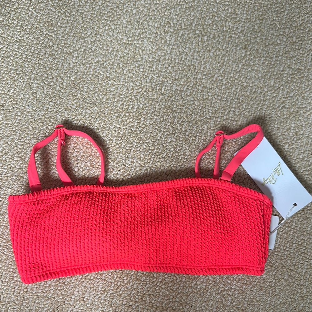 Lilly Pulitzer Mizner Red Bikini Top